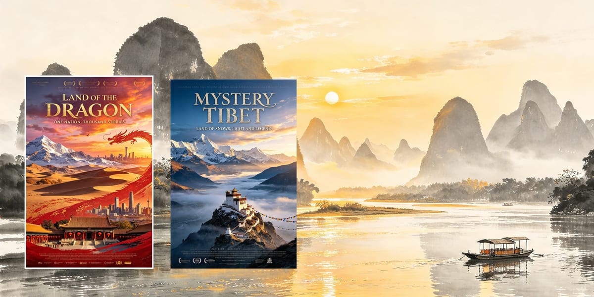 Documentary still from Land of the Dragon or Mystery Tibet